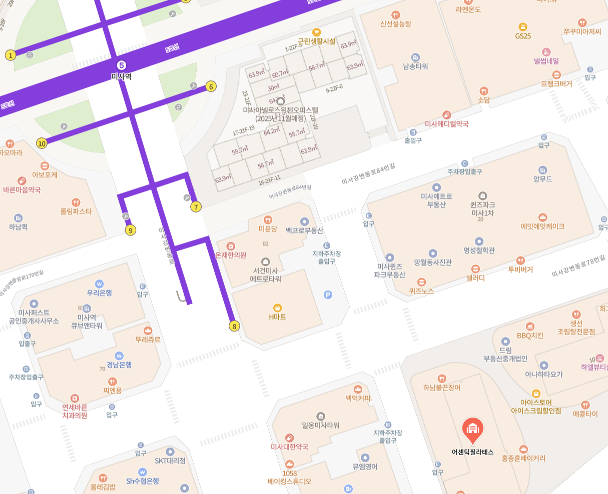 Studio Location Map